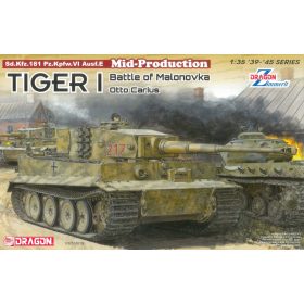   Dragon 6888 German Tiger I Mid Production w/Zimmerit Otto Carius (Battle of Malinava Village 1944) (1/35) harckocsi makett