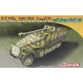 Dragon 7351  Sd.Kfz.251/22 Ausf.D w/7.5cm PaK 40 (1/72)