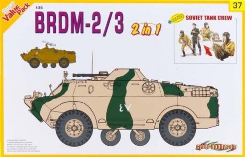 Dragon 9137 BRDM-2/3 1/35 harckocsi makett