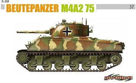 Dragon CH6529 Beutepanzer M4A2 Sherman 75mm 1/35 harckocsi makett