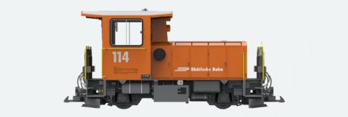 ESU 30494 Dízelmozdony, Schöma Tm 2/2 114, rövid, narancssárga, RhB (E6) (G) - Sound és füst