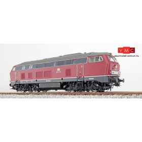   ESU 31018 Dízelmozdony BR 215, 215 117, piros, DB (E4) (H0) - Loksound hangdekóderrel és füstölővel, DC/AC