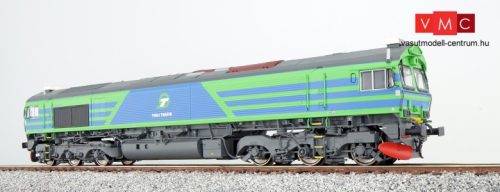 ESU 31079 Dízelmozdony Class 66, TGOJ T66 714, kék/zöld (E6) (H0) - Sound és füstölővel,