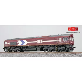   ESU 31271 Dízelmozdony Class 66, HGK DE 61, piros (E5) (H0) - Sound és füst, DC/AC