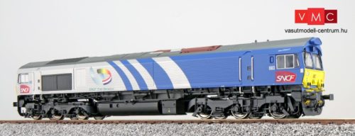 ESU 31275 Dízelmozdony Class 66, Fret 6603, szürke/kék (E6) (H0) - Sound és füst, DC/AC
