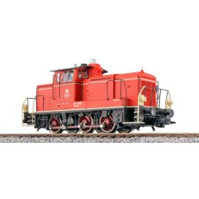   ESU 31423 Dízelmozdony BR 360 Post Lok 5, piros (E4) (H0) - LokSound hangdekóderrel és füstölővel, digitális kuplunggal, DC/AC