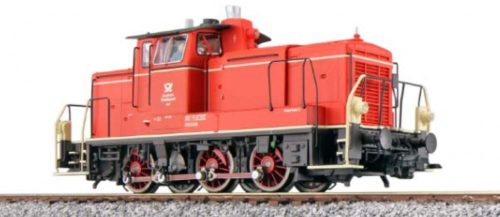 ESU 31423 Dízelmozdony BR 360 Post Lok 5, piros (E4) (H0) - LokSound hangdekóderrel és füstölővel, digitális kuplunggal, DC/AC