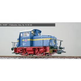   ESU 31437 Dízelmozdony BR KG 230 Deutz, Nr. 4 Südzucker (E4) (H0) - LokSound hangdekóderrel, digitális kuplunggal és füst, DC/AC