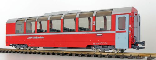 ESU 36354 Személykocsi, négytengelyes Panoramawagen, Bp 2522, piros, RhB (E6) (G)