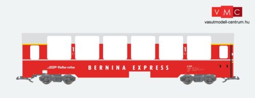 ESU 36356 Személykocsi, négytengelyes Panoramawagen, A 1291, piros, Bernina Express, RhB (E5)