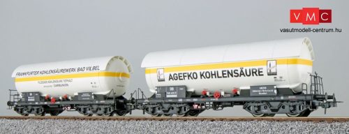 ESU 36526 Gázszállító négytengelyes teherkocsi-pár, ZAG 620, Frankf. Kohlensäure / AGEFK