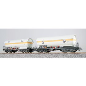   ESU 36528 Gázszállító négytengelyes teherkocsi-pár, ZAG 620, EVA / DB (E4) (H0)