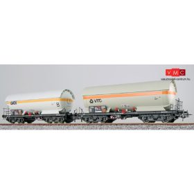   ESU 36531 Gázszállító négytengelyes teherkocsi-pár, ZAG 620, GATX / VTG (E5) (H0)