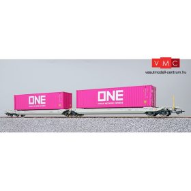   ESU 36542 Konténerszállító iker-teherkocsi Sdggmrs, 2 db konténerrel - ONE, AAE (E6) (H0)
