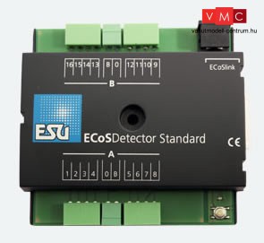 ESU 50096 ECoSDetector Standard visszajelentő-modul, 16 digital bevezetés, opto (AC)