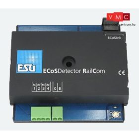   ESU 50098 ECoSDetector RC rádiós visszajelentő modul, 4 RailCom-bemenet, DC / AC, opto