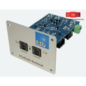   ESU 50099 ECoSlink Terminal, elosztómodul az ESU ECoS, CS1, CS2, vezetékes üzem