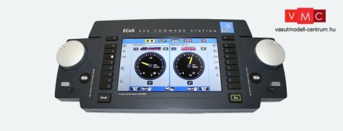 ESU 50120 ECoS 2.1 digitális központ 6A, 7 TFT érintőképernyős kijelző, MM/DCC/SX/M4, 90