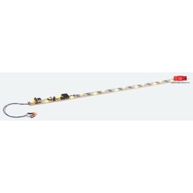 ESU 50703 Belső világítás készlet személykocsikhoz, végzárfénnyel, 380 mm, sárga vagy