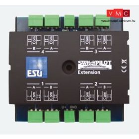   ESU 51822 SwitchPilot Servo V2.0 szervódekóder, 4x output, DCC/MM, RailCom, frissíthető
