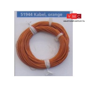 ESU 51944 Extravékony vezeték (10m), narancs, átmérő: 0,5mm, AWG36, 2A