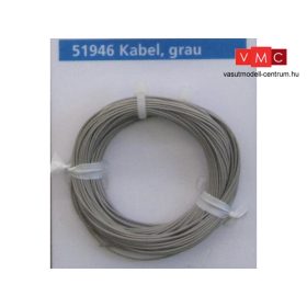   ESU 51946 Extravékony vezeték (10m), szürke, átmérő: 0,5mm, AWG36, 2A