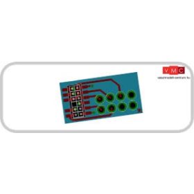   ESU 51969 Dekóderfoglalat 8-tűs (NEM652), PluX12, 16 és 22-tűs (NEM658) dekóderekhez (H0,TT)