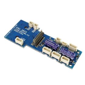   ESU 53952 Adapterplatine Paragon 3/4 dekóderes BLI szerkocsis gőzmozdonyokhoz, 21MTC foglalat + PowerPack, LokSound 5 L hangdekóderekhez (H0)