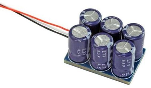 ESU 54674 PowerPack Midi 6*1F/2.7V, 20.5 x 13.5 x 14.5mm, feszültségtároló kondenzátor LokSound V5.0, Lokpilot V5.0 (H0)