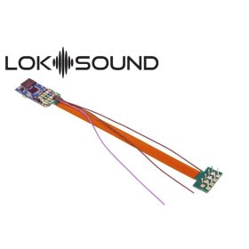   ESU 58810 Hangdekóder LokSound 5 micro, üres, DCC/MM/SX/M4, 8-tűs NEM652 foglalathoz, 11 × 15 mm-es hangszóróval (H0,TT,N)