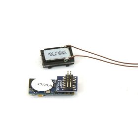   ESU 58814 Hangdekóder LokSound 5 micro, üres, DCC/MM/SX/M4, PluX16 foglalathoz (NEM658) (11×15 mm hangszóróval) (H0,TT,N)