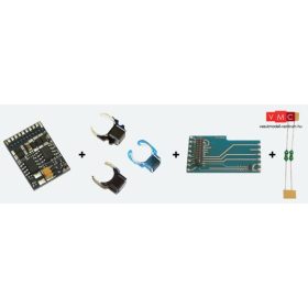   ESU 64634 LokPilot Digitalset 21MTC, LokPilot V4.0 M4 64614 (MM/DCC/SX/M4), PCBA 51968, Magnet 51961
