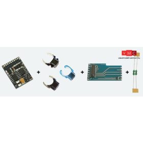   ESU 64635 LokPilot Digitalset 21MTC, LokPilot V4.0 M4 64614 (MM/DCC/SX/M4), PCBA 51968, Magnet 51962