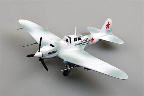 Easy Model 36414 Iljushin II-2 Sturmovik, Red 8 1942 (1/72) repülőgép modell