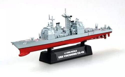Easy Model 37402 USS CG-49 Vincennes Cruiser (1/1250) hajó modell