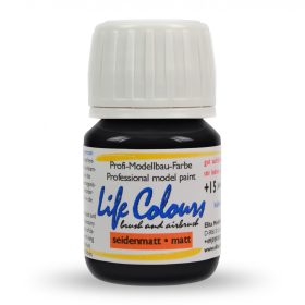   Elita Modelle 50065 Life Colours fekete - selyemfényű modellfesték, 15 ml