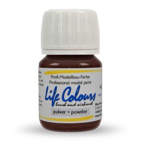   Elita Modelle 50251 Life Colours Pulverfarbe - sötétbarna színű pigmentpor, 30 ml