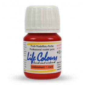   Elita Modelle 50309 Life Colours "ÖBB Railjet Rot" - piros selyemfényű modellfesték, 15 ml