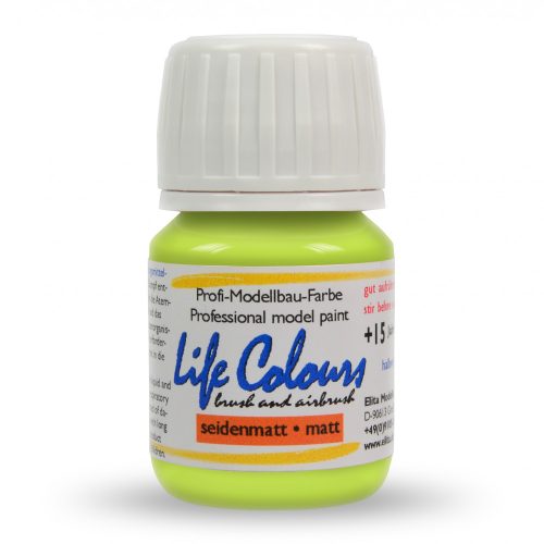 Elita Modelle 50320 Life Colours Lemon Green - zöld selyemfényű modellfesték, 15 ml