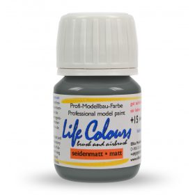   Elita Modelle 50325 Life Colours "ÖBB Mittelgrau" entspr. NCS S 6502-B - szürke selyemfényű modellfesték, 15 ml