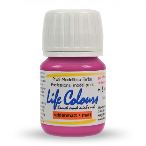 Elita Modelle 54010 Life Colours RAL4010 Telemagenta - magenta selyemfényű modellfesték, 15 ml