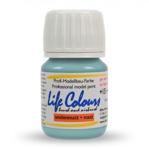 Elita Modelle 56034 Life Colours RAL6034 Pastelltürkis - zöld selyemfényű modellfesték, 15 ml