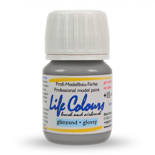 Elita Modelle 59007 Life Colours RAL9007 Graualuminium - alumínium fényes modellfesték, 15 ml