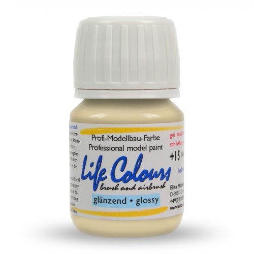 Elita Modelle 71014 Life Colours RAL1014 Elfenbein - elefántcsont fényes modellfesték, 15 ml