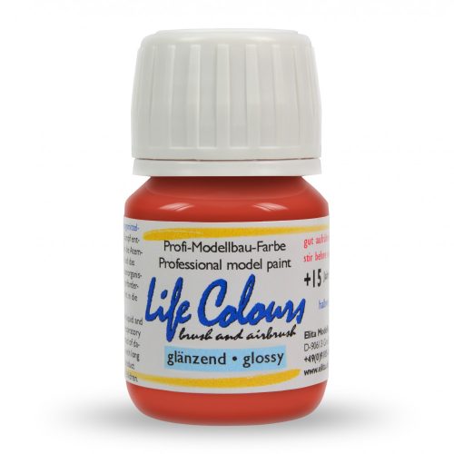 Elita Modelle 72002 Life Colours RAL2002 Blutorange - vérnarancs fényes modellfesték, 15 ml