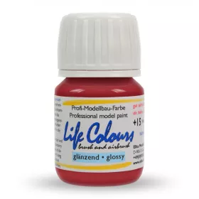   Elita Modelle 73002 Life Colours RAL3002 Karminrot - piros fényes modellfesték, 15 ml