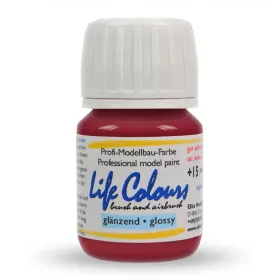   Elita Modelle 73003 Life Colours RAL3003 Rubinrot - piros fényes modellfesték, 15 ml