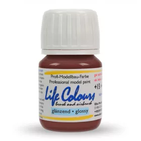   Elita Modelle 73009 Life Colours RAL3009 Oxidrot - rozsda fényes modellfesték, 15 ml