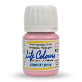   Elita Modelle 73015 Life Colours RAL3015 Hellrosa - rózsaszín fényes modellfesték, 15 ml