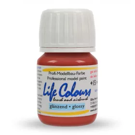   Elita Modelle 73016 Life Colours RAL3016 Korallenrot - korallpiros fényes modellfesték, 15 ml